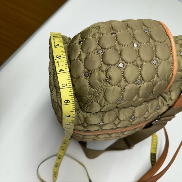 Rebecca Minkoff bay diaper bag Stylish Olive Green Quilted - Picture 5 of 12